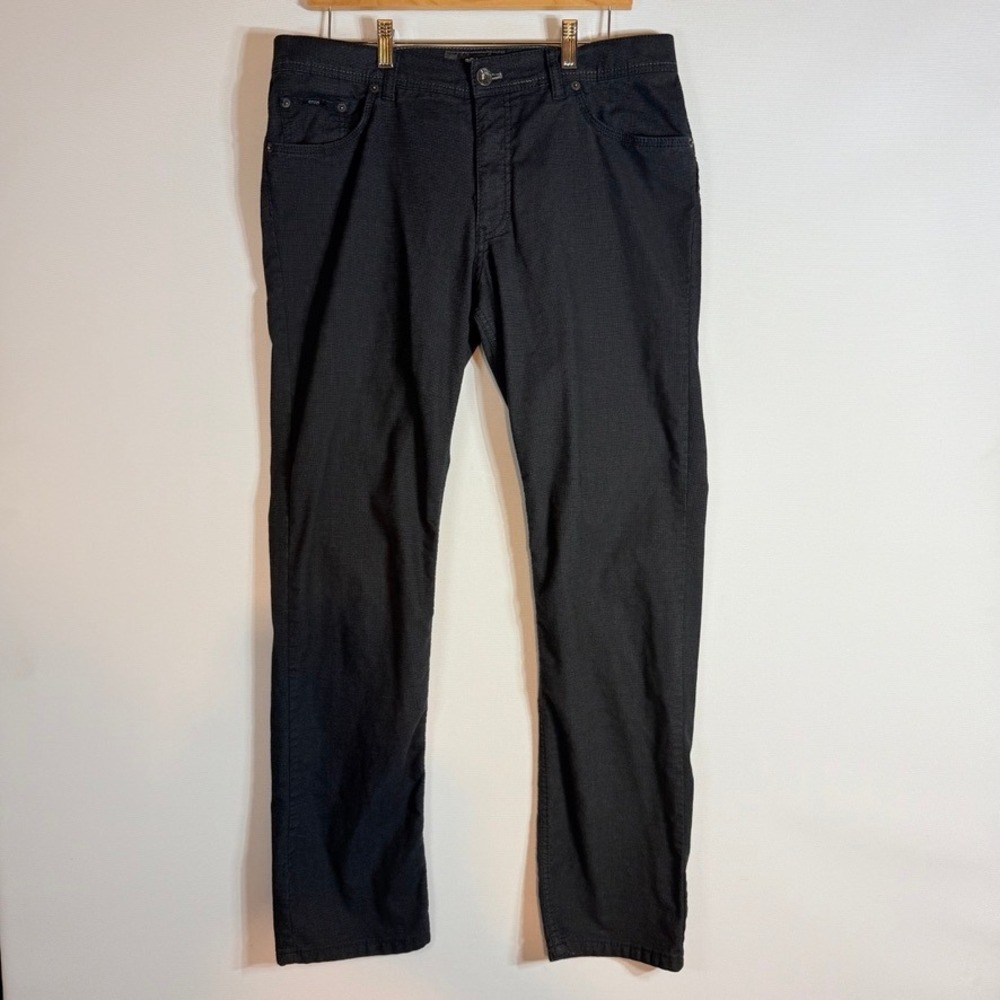 Brax 36 x 32 Pants Charcoal Grey Mens‎ Cooper Trousers Business Office Travel